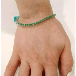 Emerald Bracelet Sterling Silver Effy 925 Natural